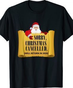 Funny Anti-Democrat Santa Claus Political Christmas Message Shirt