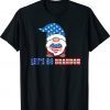 Gnome Let's Go Brandon US Flag Christmas Shirt