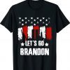Let's Go Brandon US Flag Conservative Anti Liberal Shirt