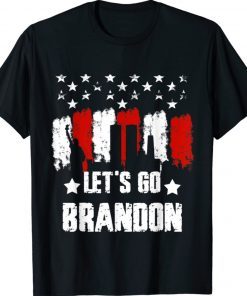 Let's Go Brandon US Flag Conservative Anti Liberal Shirt