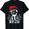 Let's Go Brandon Funny Christmas Costume Trump Santa Shirt