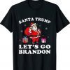 Santa Trump Let's Go Branson Brandon Trump Ugly Christmas Shirt