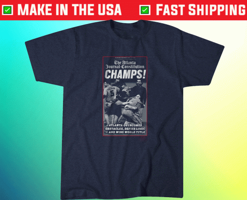 The Atlanta Journal-Constitution World Champs Cover Shirt