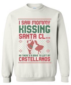 I Saw Mommy Hissing Santa Claus Shirt