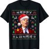 2022 Santa Joe Biden Chine Happy Lular Ugly Christmas Sweater T-Shirt