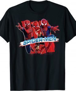 Marvel Spider Man: No Way Home Spider Men Trio Unisex T-Shirt