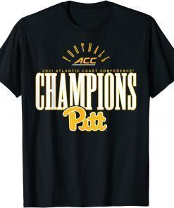 Fanatics Pitt 2021 ACC Football Conference Champions Tee Shirts