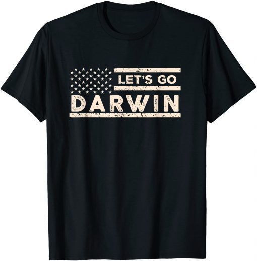 Lets Go Darwin US Flag Vintage Gift TShirt
