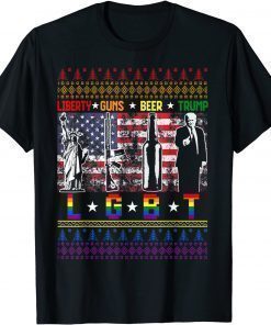 All I Want For Christmas Trump LGBT Funny Trump Christmas TShirt