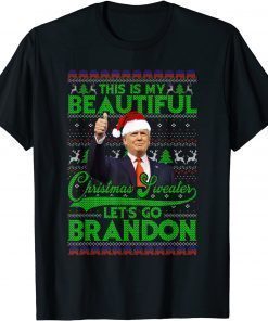 T-Shirt This Is My Beautiful Christmas Sweater Trump Christmas Gift