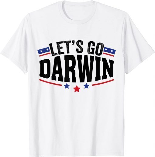 Let’s Go Darwin Vintage Funny Shirts