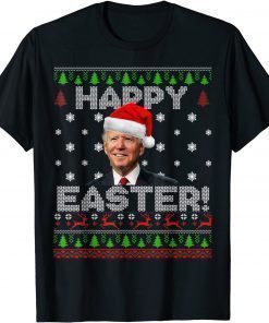 Official Joe Biden Happys Easter Uglys Christmas Sweater T-Shirt