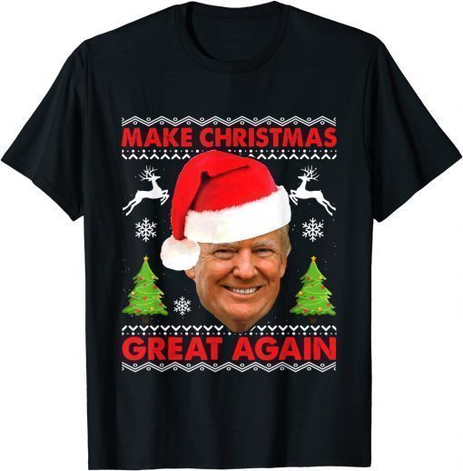 Make Christmas Great Again Trump Ugly Christmas Pajamas Funny T-Shirt