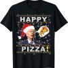 2022 Joe Biden Happy Pizza Ugly Christmas Sweater T-Shirt
