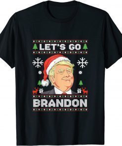 2022 Merry Christmas Let's go Branson Brandon Ugly Sweater Style T-Shirt