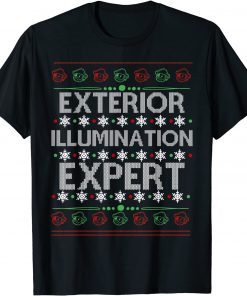 Exterior Illumination Expert Christmas Light Decorator Unisex T-Shirt