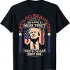 Let's Go Brandon Mean Tweets Gas American Trump Anti Biden Classic T-Shirt