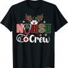 Official Christmas Nurse Crew Shirt For Women Scrub Tops Christmas Tee Shirts