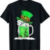Draft Beer Joe Biden Lucky Shamrock Clover St Patrick's Day Unisex T-Shirt