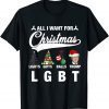 All I Want For Christmas Donald Trump LGBT Christmas TShirt