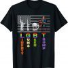 Let's Go Biden LGBT Pro Trump 2024 Flag Anti Joe Biden Unisex T-Shirt