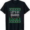 Merry Christmas Let's go Branson Brandon Ugly Sweater Style Gift Shirts