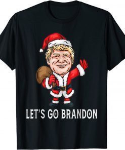 Official Let’s Go Branson Brandon T Shirt Christmas Santa Claus Trump Gift Tee Shirts