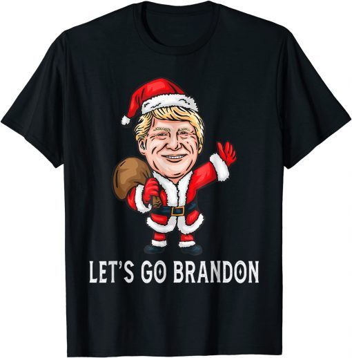 Official Let’s Go Branson Brandon T Shirt Christmas Santa Claus Trump Gift Tee Shirts