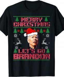 2022 Merry Christmas Let's Go Branson Brandon Ugly T-Shirt