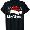 2022 Mr Claus & Mrs Claus Funny Christmas Matching Couple Xmas T-Shirt