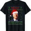 Merry Happy Patrick's Day Funny Biden Ugly Christmas Gift T-Shirt