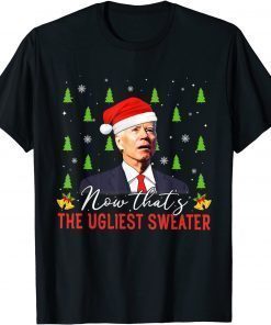 Tee Shirts Santa Joe Biden This Is My Ugliest Christmas Sweater Men