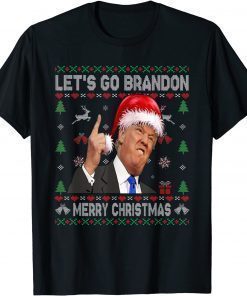 Funny Let's Go Branson Brandon Trump Trending Christmas 2022 T-Shirt