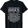 Official Things I Trust More Than Biden TShirt