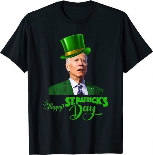 2022 Happy St Patricks Day Leprechaun Joe Biden Tee For Men Women T-Shirt
