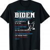 Funny Things I Trust More Than Biden TShirt
