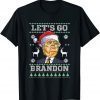 Classic Let's Go Brandon Trump Christmas Sweater Gifts T-Shirt T-Shirt