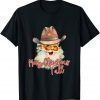 Santa Claus Merry Christmas Y'all Western Country Cowboy Unisex T-Shirt