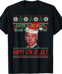 Anti Joe Biden Easter Happy 4th of July Ugly Christmas Unisex TShirt