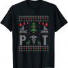 PT Physical Therapist Ugly Christmas Sweater Therapy Medical 2022 T-Shirt