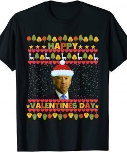 Official Santa Joe Biden Ugly Happy Valentine's Day Sweater T-Shirt