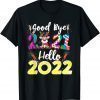 New Years Eve Goodbye 2021 Pajama Family Happy New Year Funny T-Shirt
