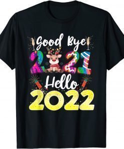 New Years Eve Goodbye 2021 Pajama Family Happy New Year Funny T-Shirt