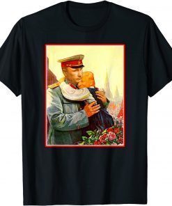 T-Shirt Trump Baby with Putin Soviet Propaganda Poster 2022