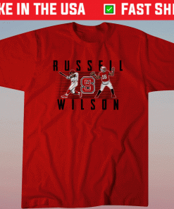 Russell Wilson Football Baseball Shirt