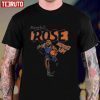 New York Knicks Derrick Rose Homage Royal Shirt