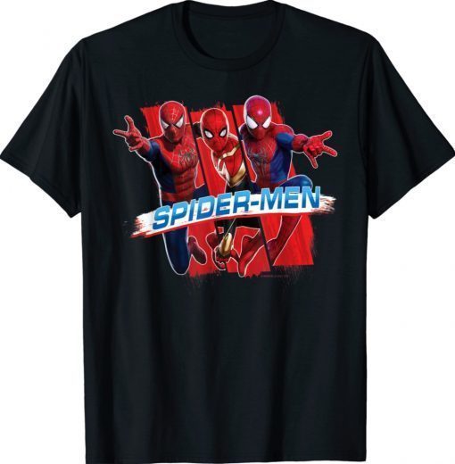 Spider-Man No Way Home Spider-Men Trio Shirt