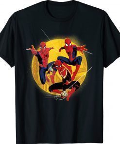 Spider Man No Way Home Spider Men In Action Shirt