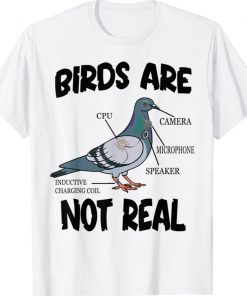 Birds Are Not Real Bird Spies Conspiracy Theory Birds Shirt