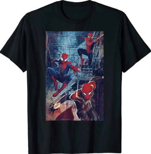 Spider Man No Way Home Spider Men Jump Shirt